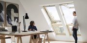 Velux, белое полиуретановое мансардное окно Караганда